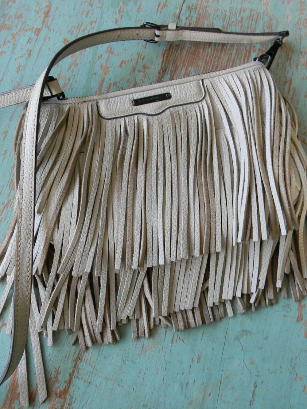 REBECCA MINKOFF SMALL FRINGE LEATHER CROSSBODY WESTERN COWGIRL